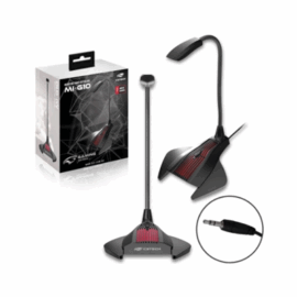 MICROFONE GAMER ARTICULADO CONEXAO P2 MI-G10BK C3TECH