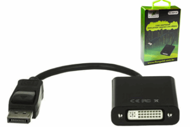 CABO ADAPTADOR DISPLAY PORT MACHO X DVI FEMEA XC-ADP-25 X-CELL - Imagem 1