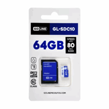 CARTAO MEMORIA 64GB GOLINE GL-SDC10 #