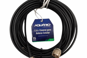 CABO COAXIAL CELULAR RGC-58 15M CR-215 AQUARIO - Imagem 1