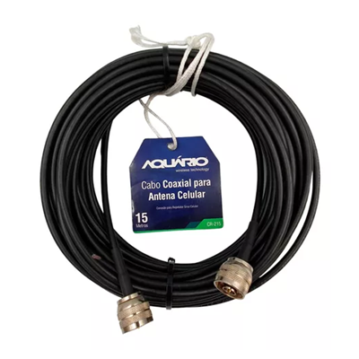 CABO COAXIAL CELULAR RGC-58 15M CR-215 AQUARIO