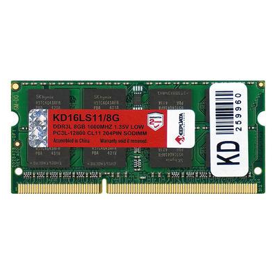 MEMORIA NOT DDR3L 8GB 1600MHZ KEEPDATA KD16LS11/8G #