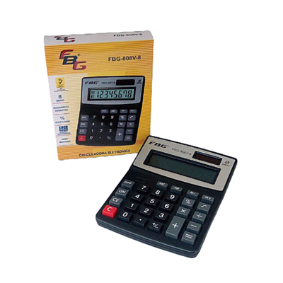 CALCULADORA 8 DIGITOS FBG-808V-8