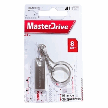 PEN DRIVE 8GB MASTERDRIVE C/ CHAVEIRO