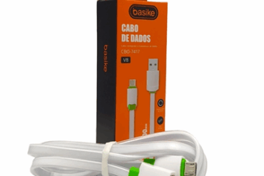 CABO USB V8 1M 2.4A CBO-7417 BASIKE - Imagem 1