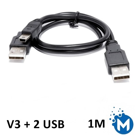 CABO Y V3 X 2 USB MACHO CBUS0033 STORM TECH #