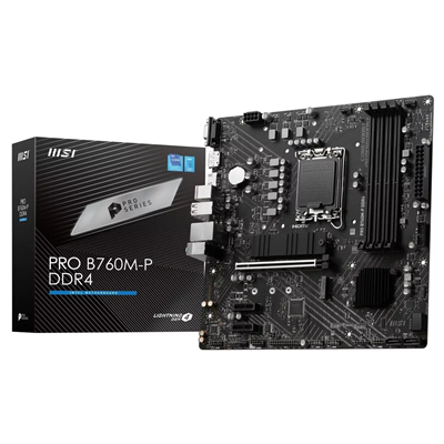 PLACA MAE S1700 MSI PRO B760M-P DDR4 M.2/DDR4/DP/HDMI/VGA/TIPO-C #