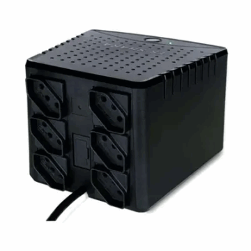 ESTABILIZADOR 1000VA 6 TOMADAS PRETO POWEREST 9007 TS SHARA
