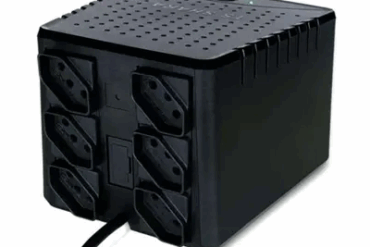 ESTABILIZADOR 1000VA 6 TOMADAS PRETO POWEREST 9007 TS SHARA - Imagem 1