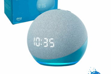 SPEAKER AMAZON ECHO DOT 4ª GER RELOGIO ALEXA/BT AZUL # - Imagem 1
