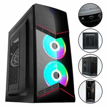 GABINETE GAMER S/ FONTE MT-G90BK C3TECH