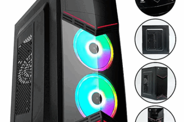 GABINETE GAMER S/ FONTE MT-G90BK C3TECH - Imagem 1