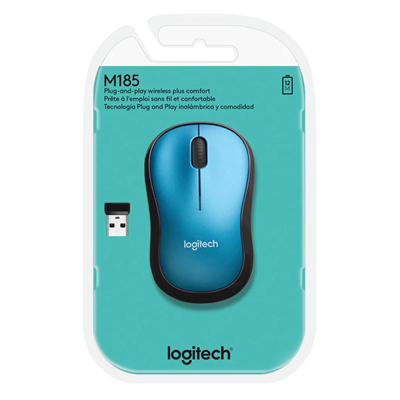 MOUSE S/FIO RC/NANO M185 AZUL LOGITECH