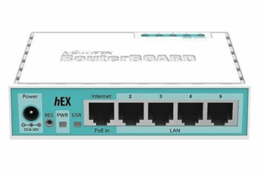 ROTEADOR ROUTERBOARD MIKROTIK RB750GR3 HEX 880MHZ 256MB L4 # - Imagem 1