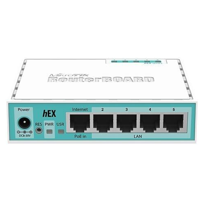 ROTEADOR ROUTERBOARD MIKROTIK RB750GR3 HEX 880MHZ 256MB L4 #