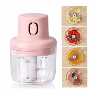TRITURADOR DE ALIMENTOS PORTATIL E SEM FIO 250ML LE-783 LELONG