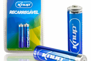(CART C/2) PILHA AAA RECARREGAVEL 1.2V KP-2800AAA KNUP - Imagem 1