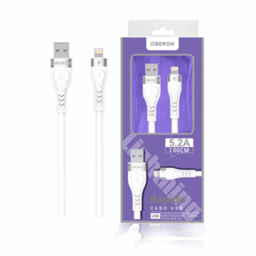 CABO USB IPHONE 2M 5.2A OR-CO01/L2 OBERON