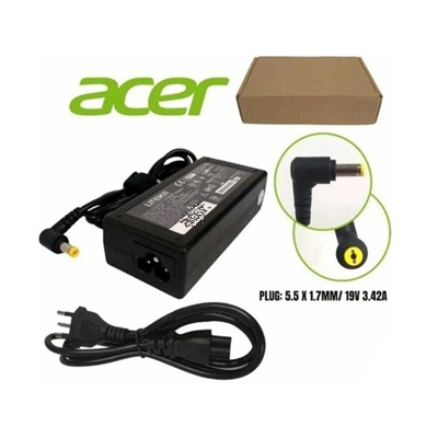 FONTE NOT ACER 19V 65W 3.42A 5.5x1.7MM D-516 D-AR65A
