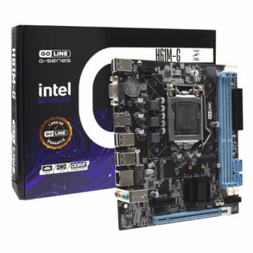 PLACA MAE S1155 GOLINE GL-H61M-G M.2/DDR3/HDMI/VGA/USB2.0 #