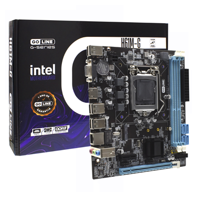 PLACA MAE S1155 GOLINE GL-H61M-G M.2/DDR3/HDMI/VGA/USB2.0 #