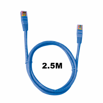 CABO REDE CAT.6 2.5M RJ45 AZUL PC-ETH6U25BL PATCH CORD PLUSCABLE