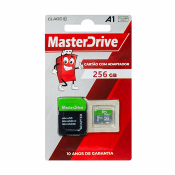 CARTAO MEMORIA 256GB MASTERDRIVE #