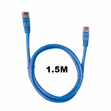 CABO REDE CAT.5E 1.5M RJ45 AZUL PC-ETHU15BL PATCH CORD PLUSCABLE
