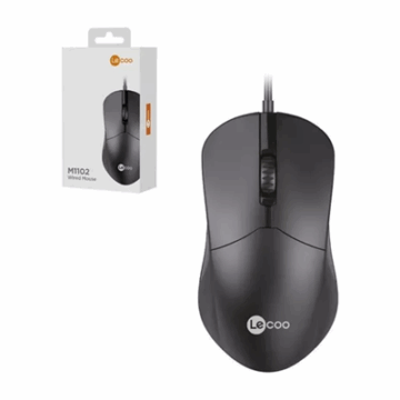 MOUSE USB 1200DPI PRETO M1102 LECOO