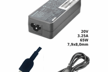 FONTE NOT LENOVO 20V 65W 3.25A 7.9×8.0 LE-14 D-LO65A PINO QUADRADO - Imagem 1