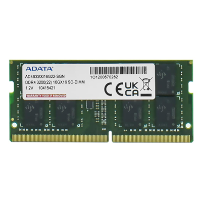 MEMORIA NOT DDR4 16GB 3200MHZ ADATA AD4S320016G22-SGN PC4-25600 1.2V #
