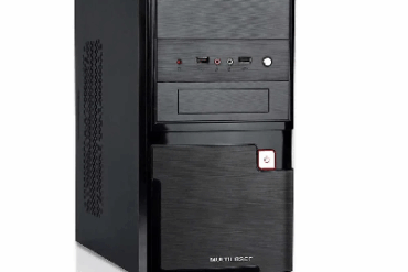 GABINETE MATX 2 BAIAS C/FONTE 200W PRETO GA145 MULTILASER - Imagem 1