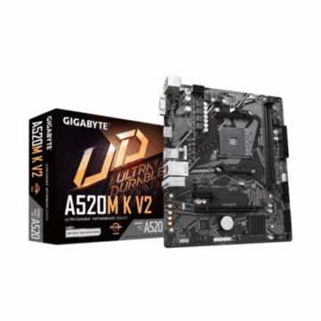 PLACA MAE A520M K V2 AM4 GIGABYTE M.2/DDR4/HDMI/VGA/USB3.2 #