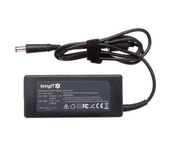 FONTE NOT HP 18.5V 65W 3.5A 7.4×5.0MM FT015 BRINGIT #