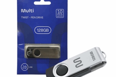 PEN DRIVE 128GB TWIST PRETO PD591 MULTI - Imagem 1