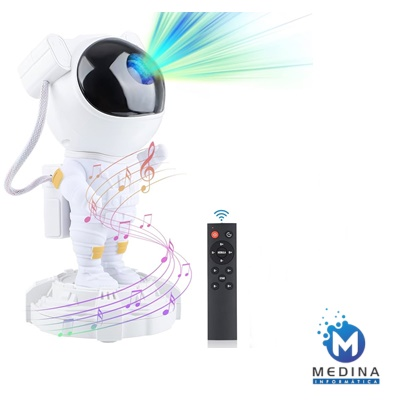MINI PROJETOR KIDS ASTRONAUT STAR LIGHT #