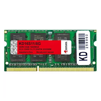 MEMORIA NOT DDR3 8GB 1600MHZ KEEPDATA KD16S11/8G #