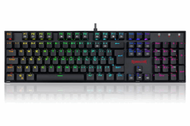TECLADO MECANICO GAMER MITRA RGB PTO SWITCH AZUL ABNT2 K551RGB-1 PT-BLUE REDRAGO - Imagem 1