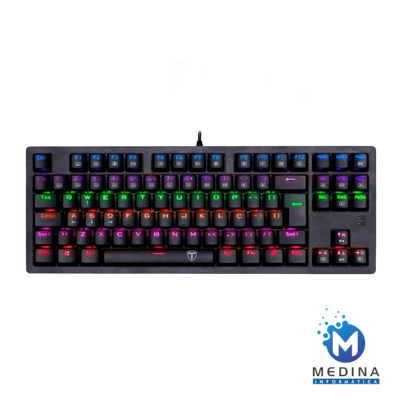 TECLADO MECANICO GAMER BALI RAINBOW PTO SWITCH AZUL T-TGK311-BL PT-RAINBOW T-DAG