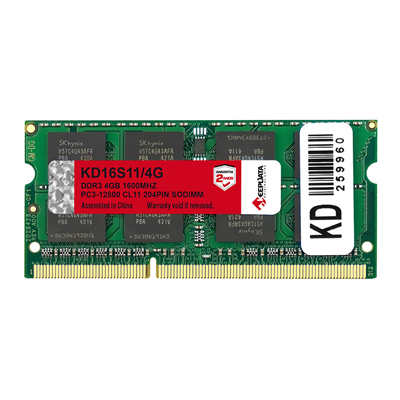 MEMORIA NOT DDR3 4GB 1600MHZ KEEPDATA KD16S11/4G #