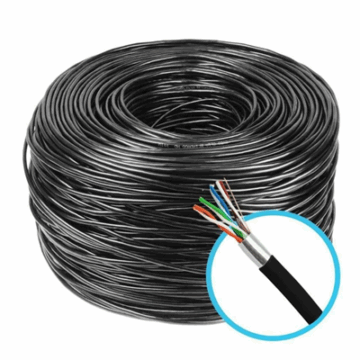 (METRO) CABO PAR TRANC ALARME 4 PARES 26AWG 0.41MM PTO SE328 MULTILASER GIGA #