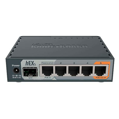 ROTEADOR ROUTERBOARD MIKROTIK RB760IGS HEX 880MHZ 256MB L4 #