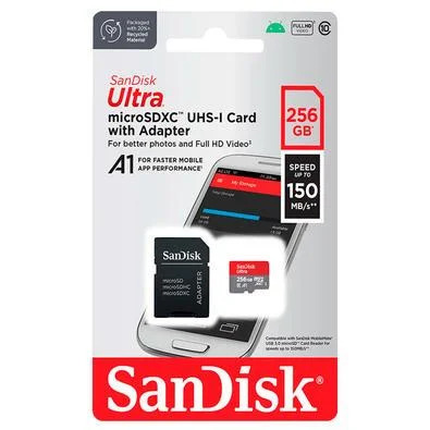 CARTAO MEMORIA 256GB SANDISK ULTRA SDSQUAC-256G-GN6MA