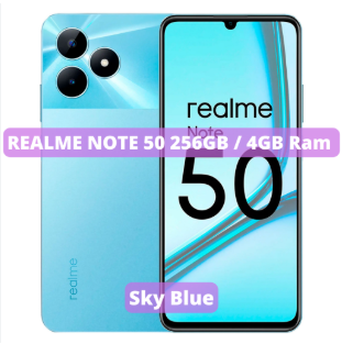 CELULAR REALME NOTE 50 256G 4G RMX3834 COR SKY BLUE