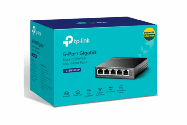 SWITCH DE MESA GB DE 5PORTAS COM 4 PORTAS poE+tp-linkTL-SG1005P # - Imagem 1