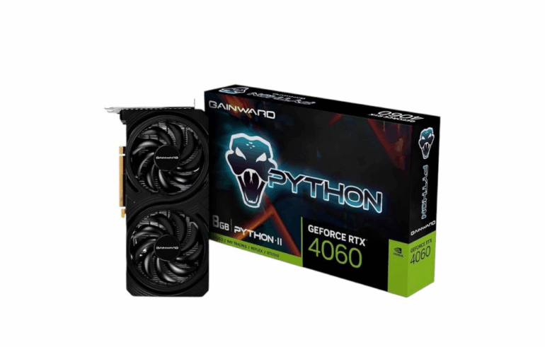 PLACA VIDEO NV RTX4060 8GB PYTHON GDDR6 128BIT 3-DP HDMI GAINWARD GEFORCE