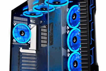 GABINETE GAMER RISE MODE GALAXY GLASS MID TOWER ATX RM-GA-GG-FB - Imagem 1