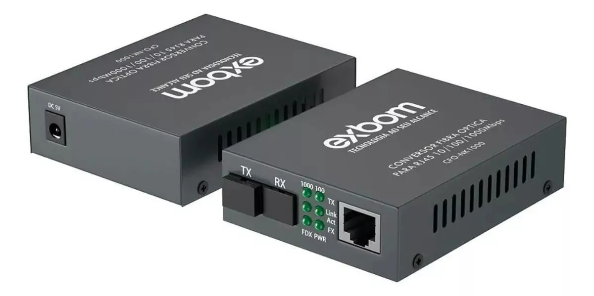 CONVERSOR FIBRA OPTICA CFO-NK1020 20KM 1000MBPS