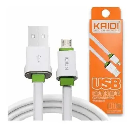 CABO P/CARREGADOR  V8 1M KAIDI KD-31M