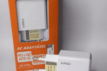 CARREGADOR IPHONE 20W USB KD-670A KAIDI - Imagem 1